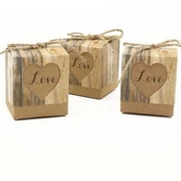 baby shown love heart candy boxes wedding party favor candy box and gift with ribbon wedding party decoration mariage