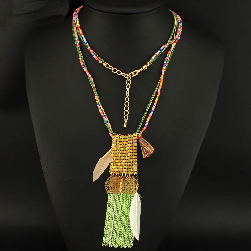 Очаровательные эффектные ювелирные изделия ручной работы MANILAI для женщин модная