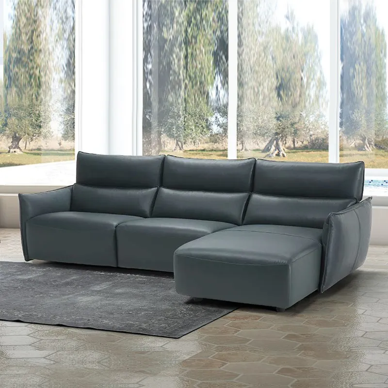 Гостиная диван набор L Угловой кресло Электрический Диван Натуральная кожа