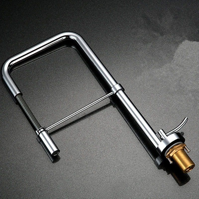 Современный выдвижной хромированный смеситель для кухни кухонный кран раковины