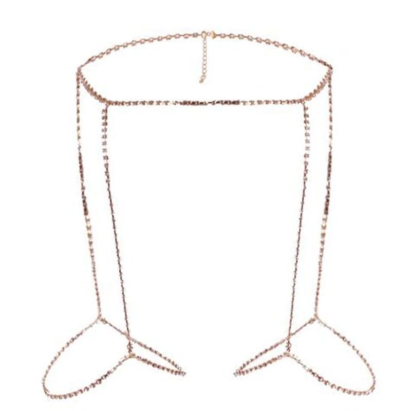 Модная эротичная золотая цепочка на бедро в европейском и американском стиле