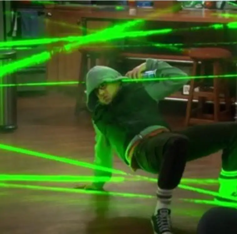 Лазерный Лабиринт для камеры секретов игра интересный лазер комнаты с зеленым