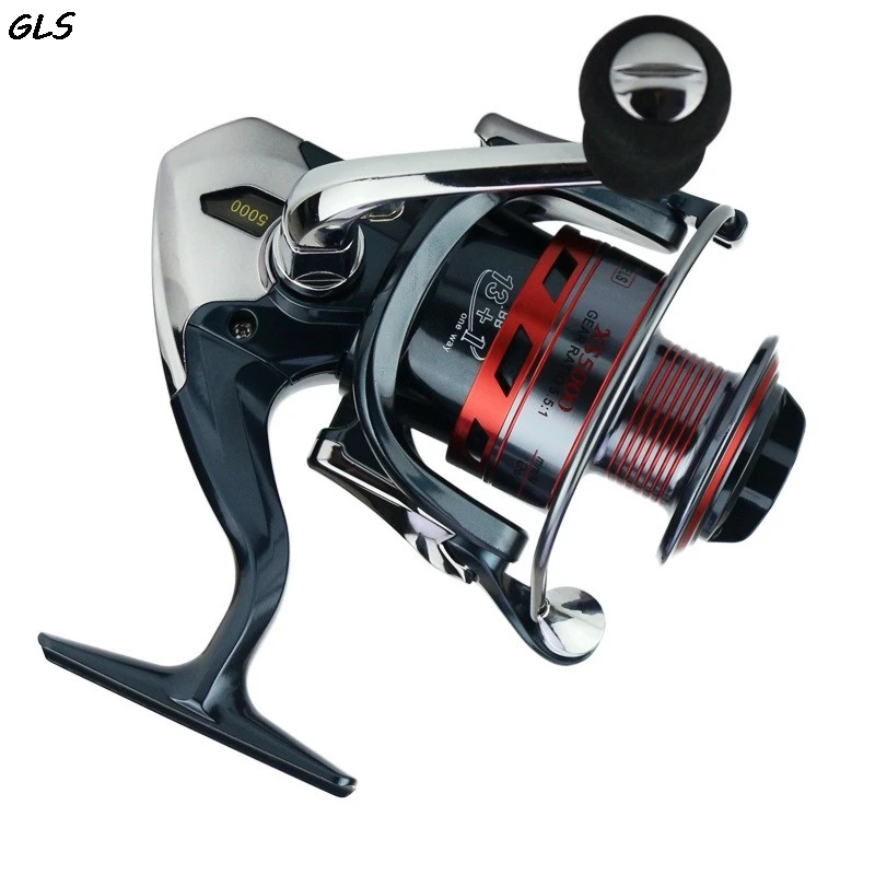 Металлическая катушка-рокер 14 осей без зазора металлическая головка Рыболовная