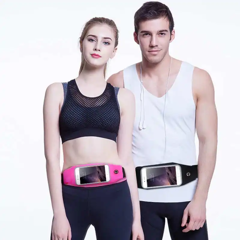 KISSCASE водонепроницаемый спортивный гимнастический поясной чехол для iPhone 6 6S 7 Plus 5