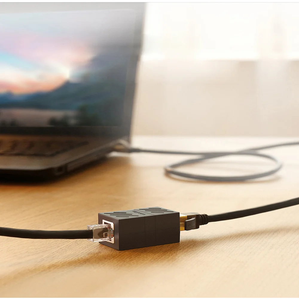 RJ45 разъем Cat7/6/5e кабель Ethernet адаптер 8P8C rj45 сетевой расширитель расширение кабель для Ethernet кабель женский