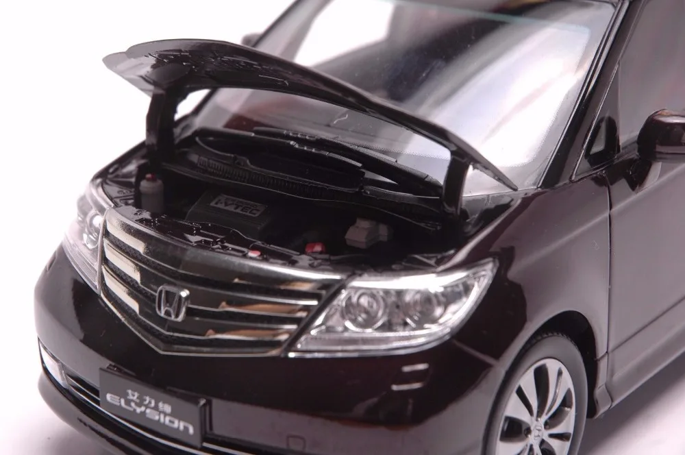 1:18 литья под давлением модель для Honda Elysion фиолетовый MPV сплав игрушечный автомобиль миниатюрная коллекция подарки Ван