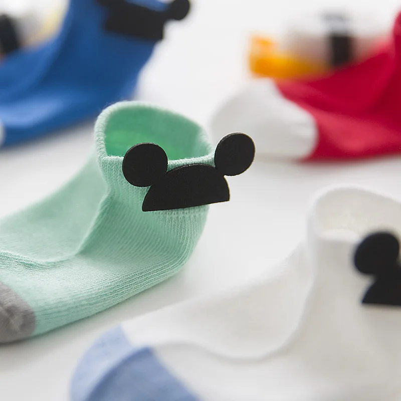 Носки хлопковые трехмерные унисекс большие и маленькие с Микки Маусом | Мать