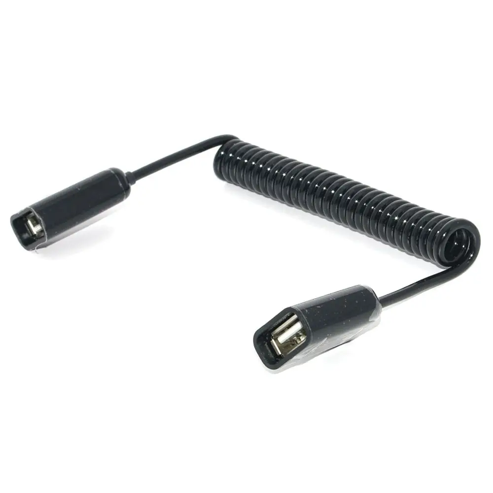 50 см/0 5 м USB 2 0 гнездовой к женскому пружинный Удлинительный кабель