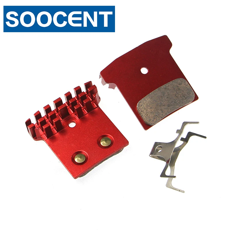 

Full Metal Cooling Fin Bicycle Disc Brake Pads for Shimano BR M985 M988 XT M8000 M785 SLX M675 M666 S700 Alfine R785 FASK-Force