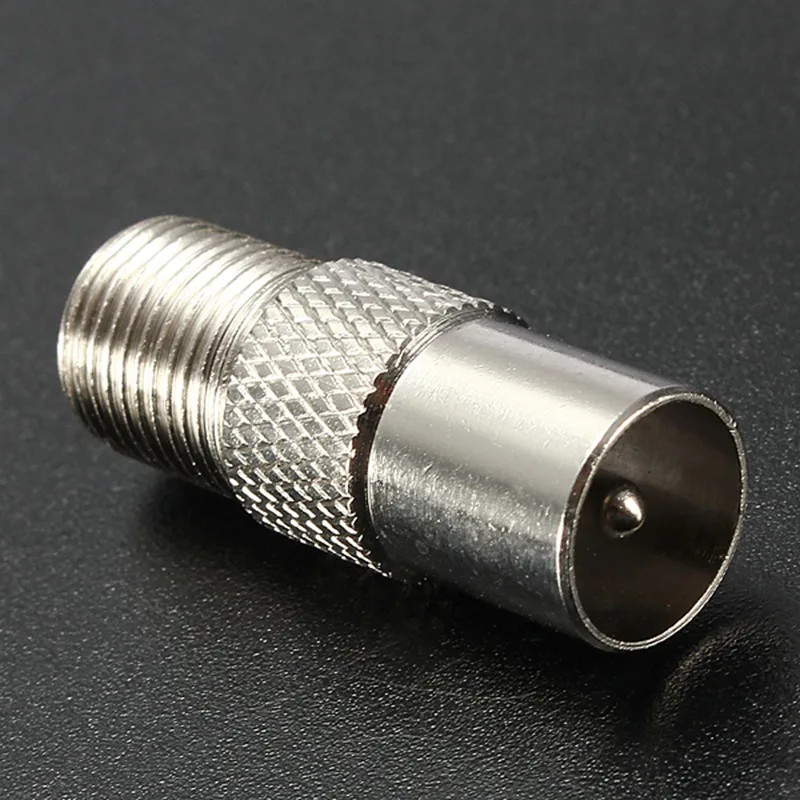 3 шт. Серебряный F Тип гнездовой винтовой разъем для ТВ антенны радиочастотный