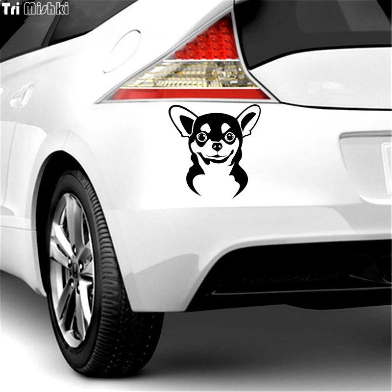 Tri Mishki LBH119 15*15.3cm DOG Chihuahua car sticker Vinyl Decals Motorcycle Accessories reflective | Автомобили и мотоциклы