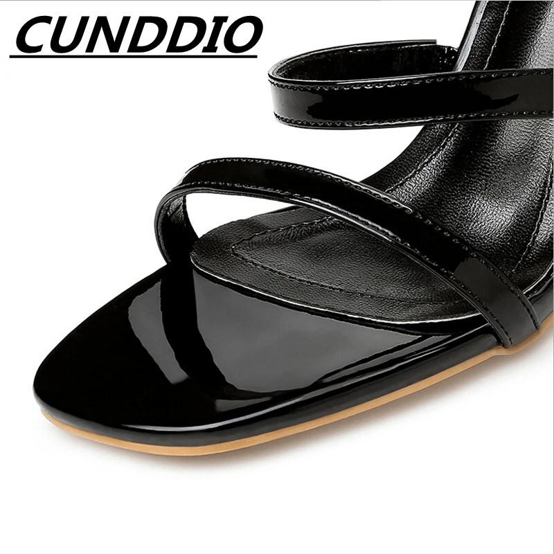 CUNDDIO Корейский стиль издание Шоу ног Сексуальная ремешок на Высоком каблуке