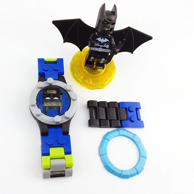 Legoingly Мстители строительные блоки часы ninjagoo чудесные супергерои фигурки кирпичи
