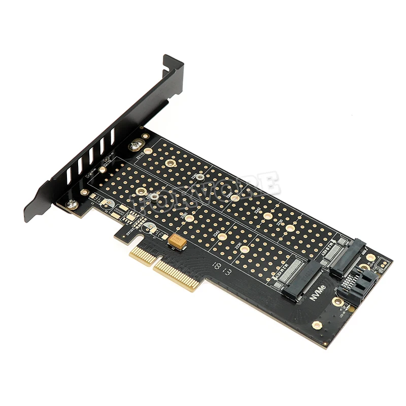 M.2 NVMe SSD NGFF к PCI-E X4 адаптер карты M ключ + B двойной интерфейс | Компьютеры и офис