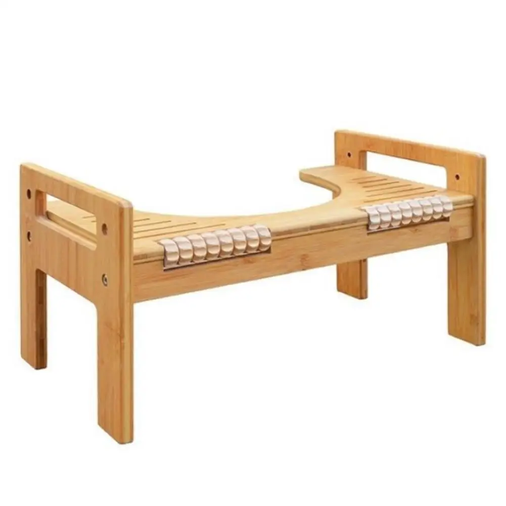 Регулируемая бамбуковая u образная подставка для унитаза нескользящая