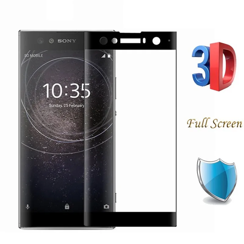 Для Sony Xperia xa2 ультра 3D Изогнутые полное покрытие красочные Закаленное Стекло 0.3 мм Экран протектор Плёнки для Sony Xperia xa2 Ультра