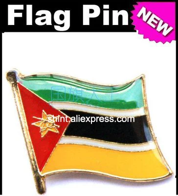 

Lapel Pins Mozambique Flag Pins All Over The World Badge Emblem Country State Pins
