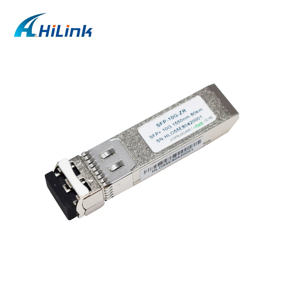 2 шт. совместим со светодиодной подсветкой хорошее качество 10G 1550 нм 80 км LC ER SFP + ddm