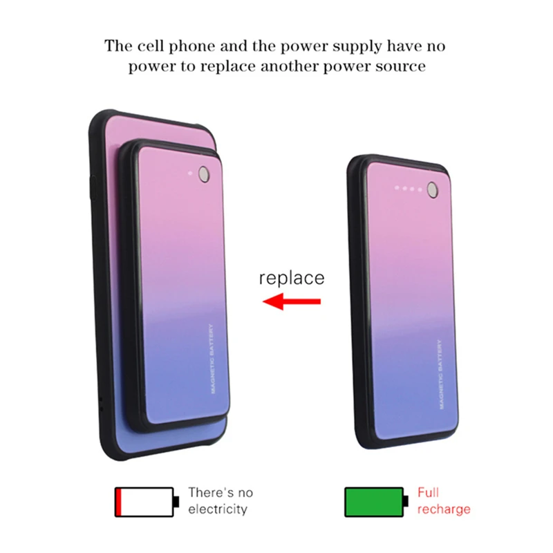 Чехол NTSPACE для портативного зарядного устройства Xiaomi Mi 9 5000 мАч магнитные Чехлы