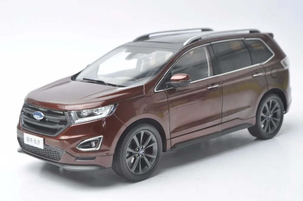 1:18 литая модель для Ford Edge Красный внедорожник игрушечный автомобиль миниатюрная коллекция подарок
