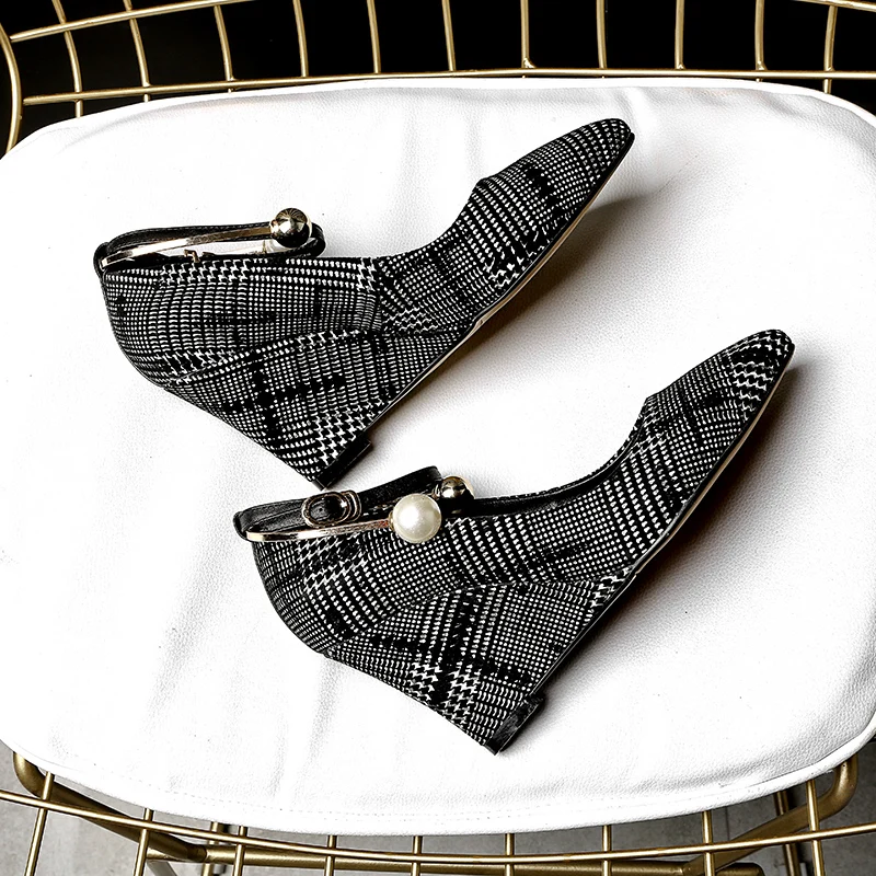 3 Цвет размера плюс женские туфли-лодочки на платформе Ремешок щиколотке Обувь