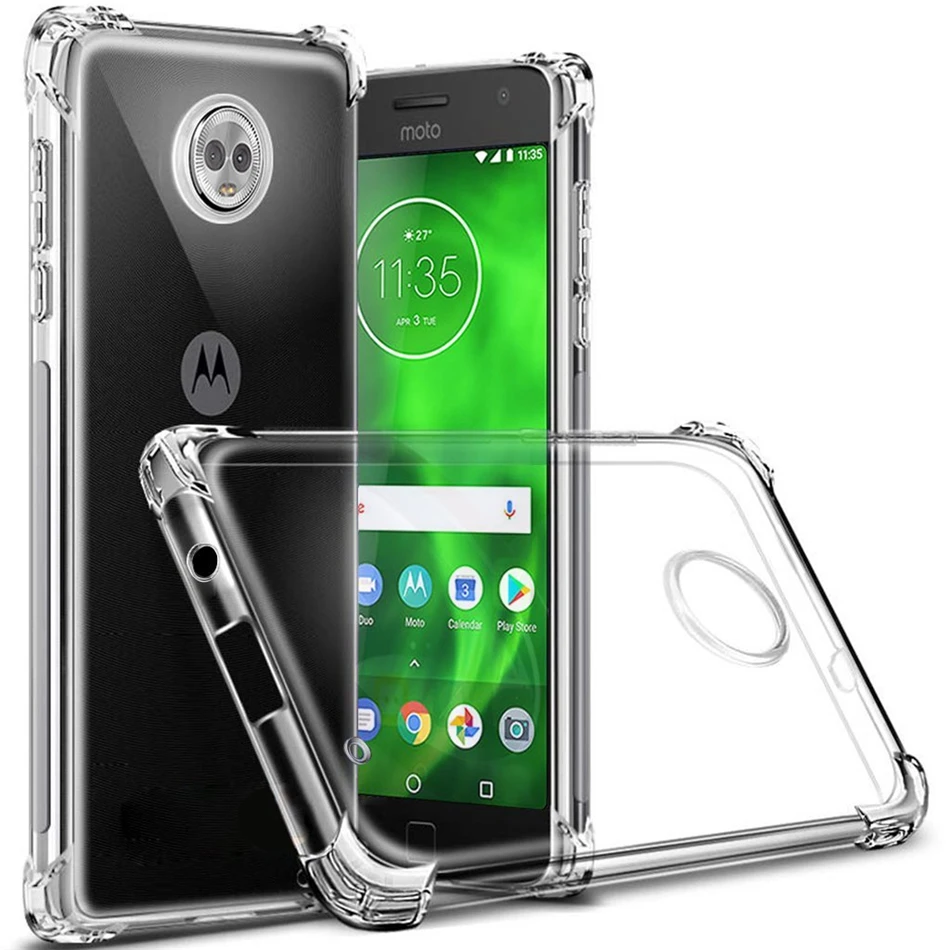 Чехол прозрачный для Motorola Moto G7 G6 G5s G5 E4 E5 Z Z2 Z3 Play Plus|Бамперы| |
