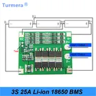 Для отвертки 3S 25A li-ion 18650 BMS PCM плата для защиты аккумулятора BMS PCM с балансом для литий-ионного аккумулятора модуль для сотовых батарей AU