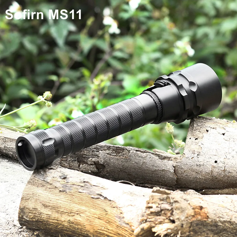 Sofirn MS11 мощный светодиодный фонарь для подводного плавания 18650 Cree 1500lm фонарик с