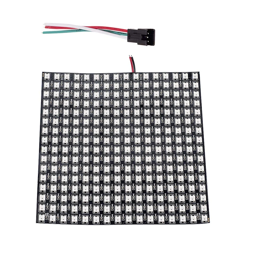 Цифровая Гибкая Светодиодная панель 8x8 16x16 8x32 пикселей SK6812 WS2812B RGB Матрица