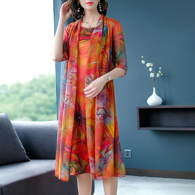 Модный Повседневный Кардиган на бретелях платье большого размера 4XL для женщин