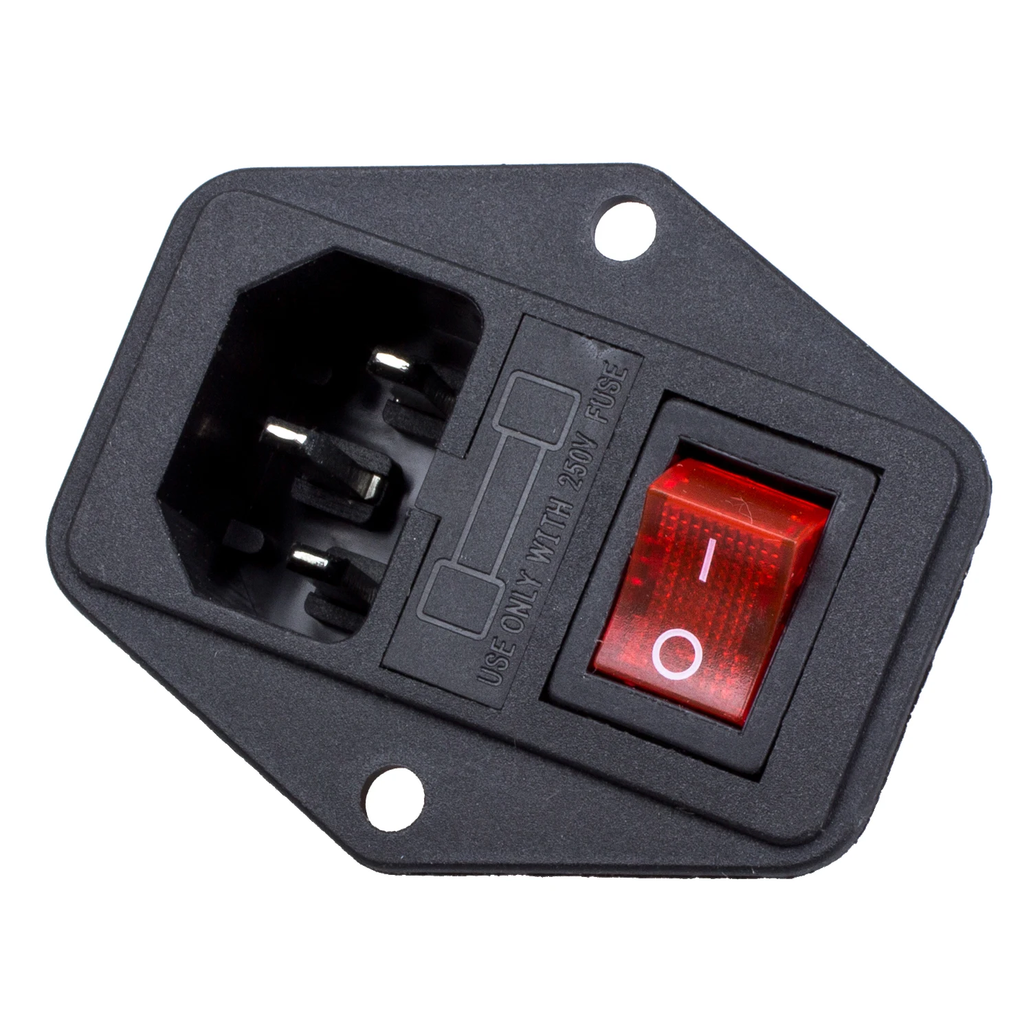 CNIM Горячая 3 Pin IEC320 C14 входной модульный Штепсель выключатель с плавким