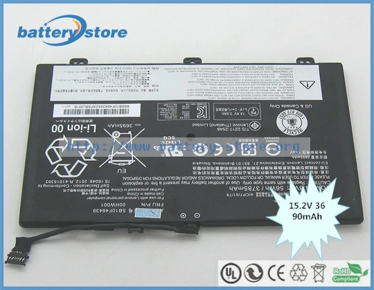 Новые оригинальные аккумуляторы для ноутбуков ThinkPad Yoga 14 00HW000 14(20DM M0021AU) M004FAU) M002CAU) 15