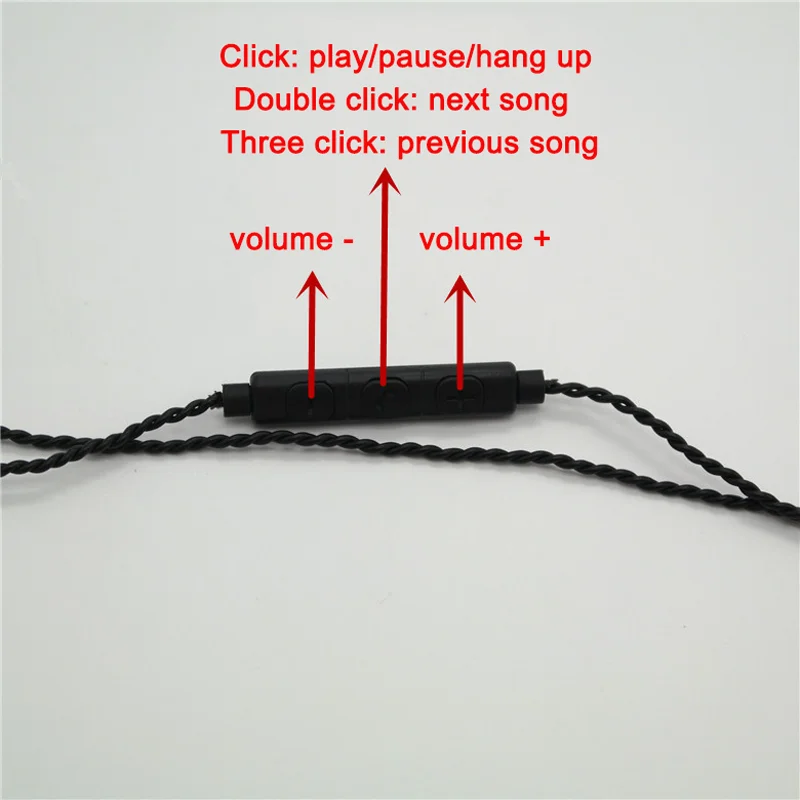 Кабель MMCX из чистой меди для наушников Shure SE215 SE315 SE425 SE846 UE900 сменный плетеный