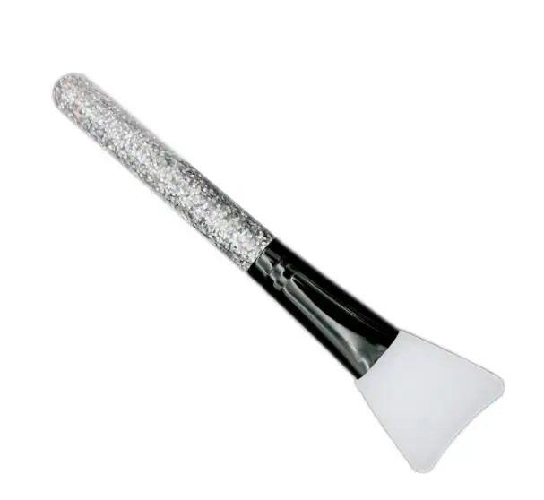 Silver Crystal Silicone Mask Brush Facial Mud Makeup Applicator Tool for Face Skin Care | Красота и здоровье