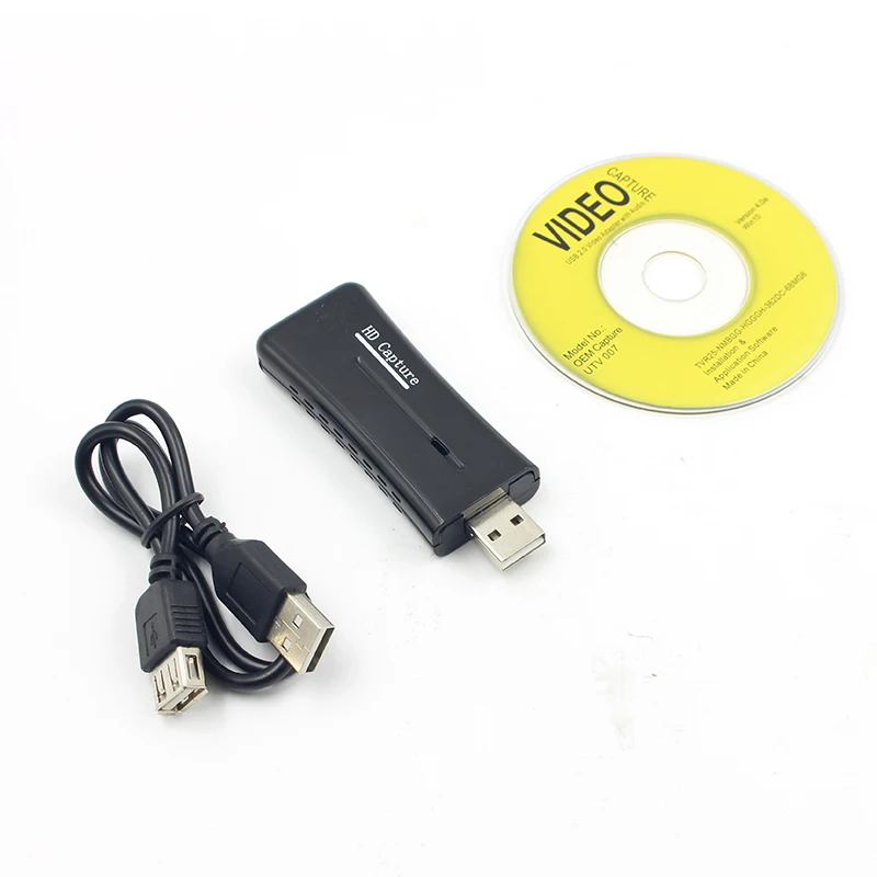 Карта видеозахвата kebidumei Mini USB2.0 Port HD 1 способ 1080P для конвертации видео ПК Sup port s