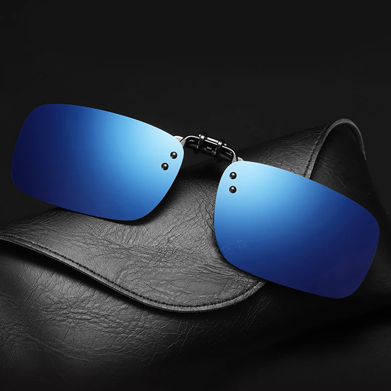 

2020 Hot Polarized Lens Clip on Sunglasses Over Men Retro Sun glasses Flip Up Glasses for Male 100% UV400 Protection Driving