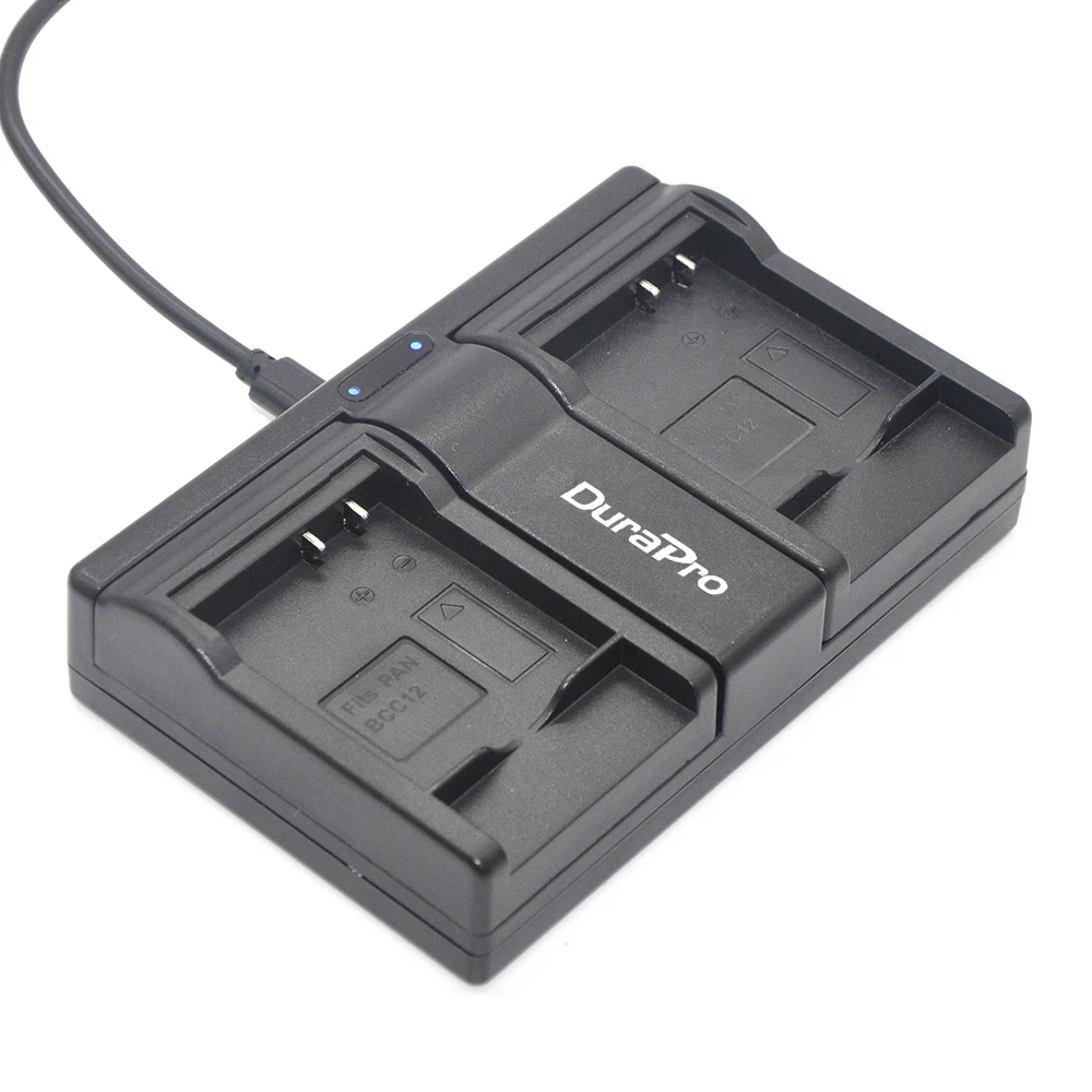 Двойное USB зарядное устройство для CGA-S005 CGA S005 CGAS005 батарея Panasonic DMW-BCC12 FX9 FX10 FX12 FX50 FX150