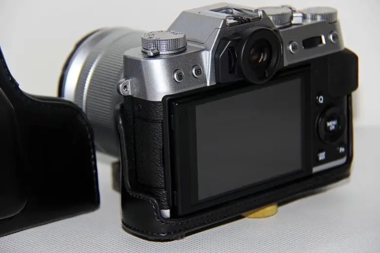 Искусственная кожа Камера сумка чехол Чехол для ЖК-дисплея с подсветкой Fujifilm X-T10 X-T20 X-T30 XT10 XT20 XT30 фирменнй переходник для объектива Canon 18-55 мм 16-50 мм объектив с ремешком