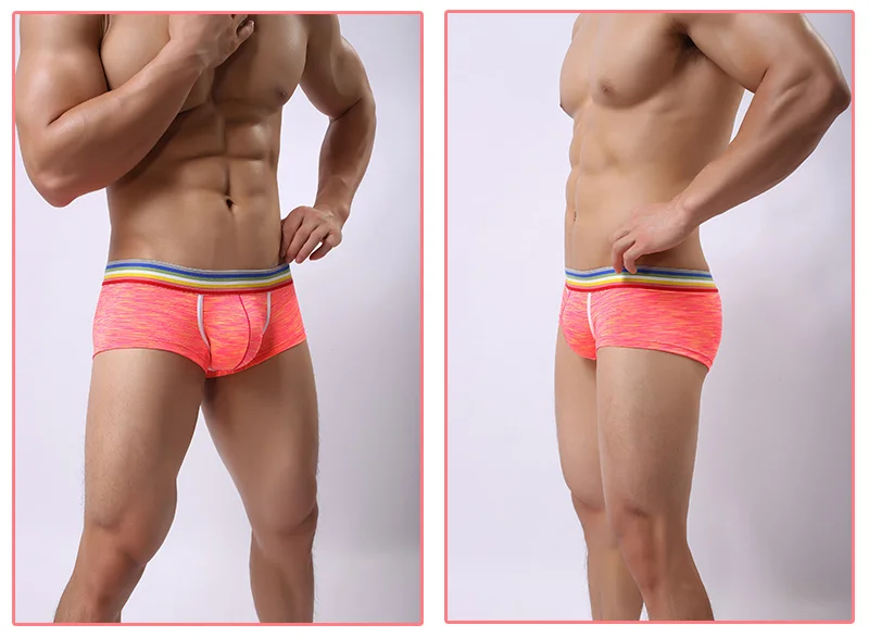 LOBEIOK мужские трусы боксеры 4 шт./партия мягкие трусы боксеры calzoncillos hombre трусы сексуальные L XL XXL XXXL размера плюс Мужское нижнее белье