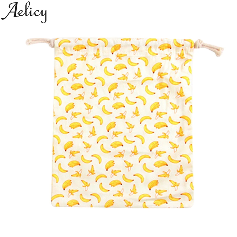 Канцелярские сумки унисекс с мультяшным принтом льняные на плечо завязками для