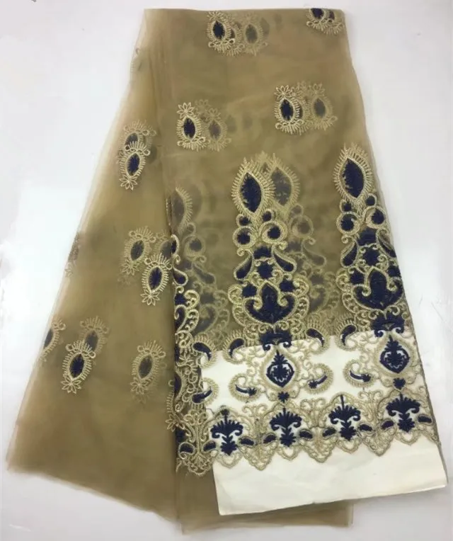 Черный кружевной ткани 2017 высокое качество кружева золотой шнурка для