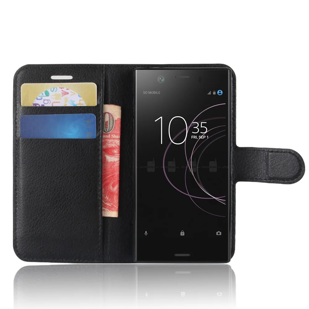 HUDOSSEN для Sony Xperia XZ1 Compact G8441 G8442 чехол роскошный Флип кожаный телефона аксессуары