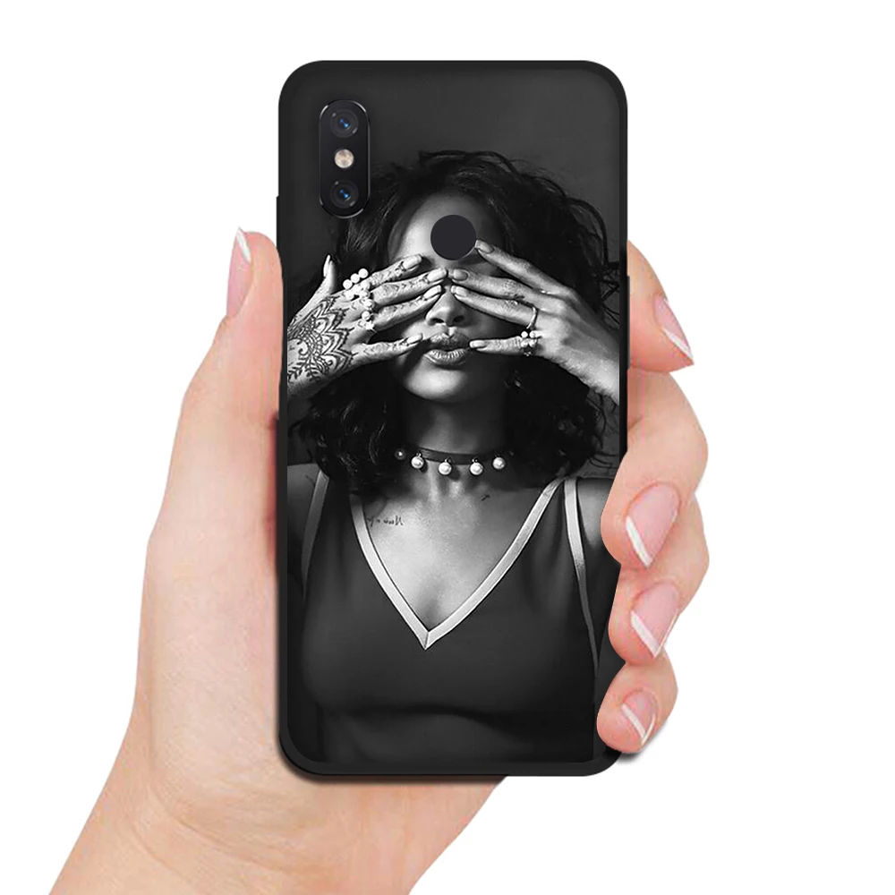 WEBBEDEPP королева Рианна ТПУ чехол для телефона Xiaomi Mi 8 A2 Lite A1 9 SE Mix 2s Max 3 POCOPHONE F1 мягкий