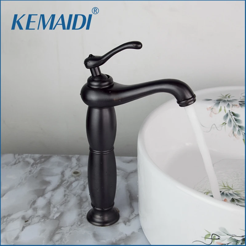 KEMAIDI Бронзовый умывальник для ванной комнаты раковина с одной ручкой Смеситель