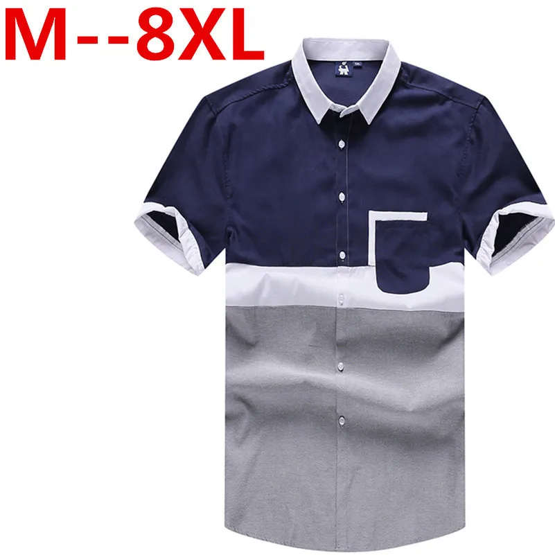 LONGHONGYU 10XL 9XL 8XL 7XL летние мужские льняные рубашки топы однотонные платья рубашки с коротким рукавом синие повседневные льняные мужские брендовые