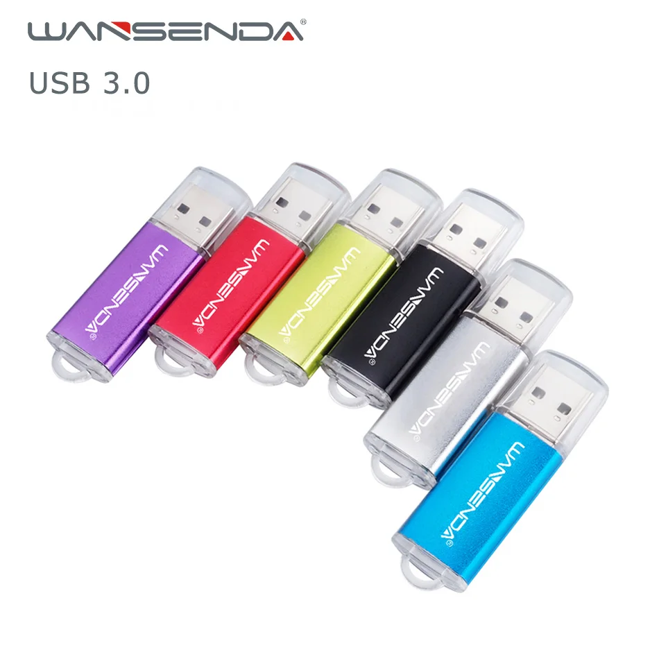 Wansenda USB 3.0 флеш накопитель 3 0 Гб 256 ГБ 64 32 16 8 4 Гб|USB флэш-накопители| |
