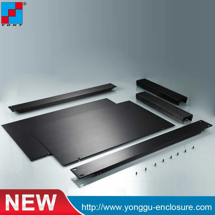 1U шасси с креплением в стойку алюминиевый корпус источника питания теплоотвод