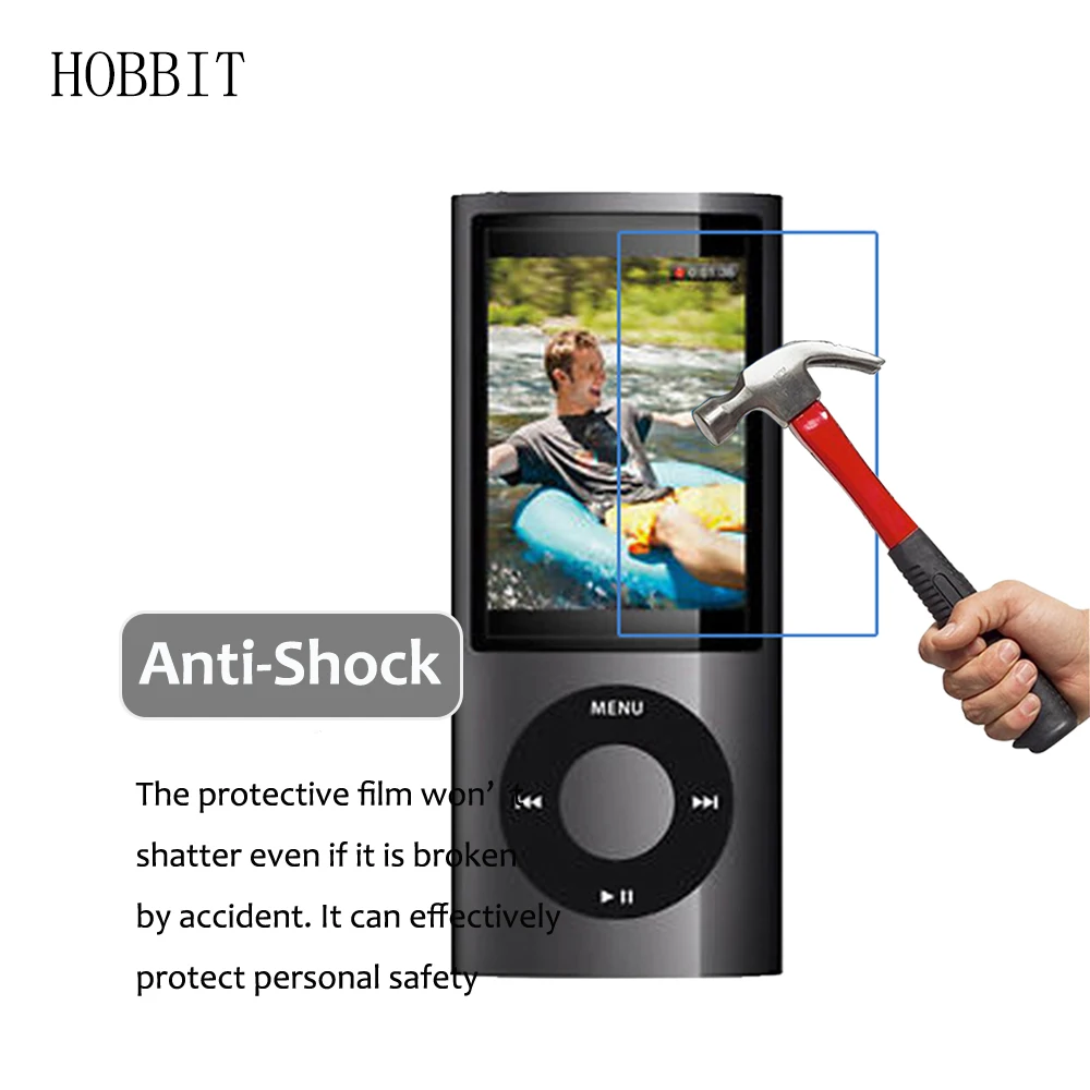 Противоударный mp3 плеер 3 упаковки для Apple iPod Nano 5 го поколения 7H Взрывозащищенный
