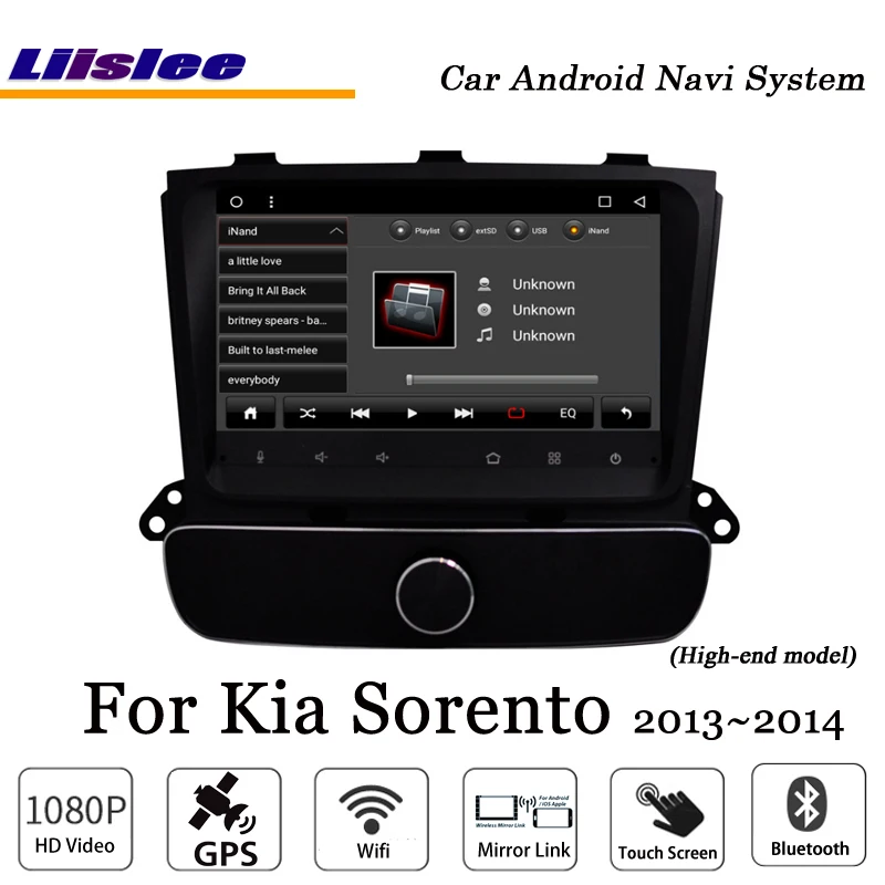 Liislee автомобильный Android gps Navi карта навигационная система для Kia Sorento 2013~ высокая модель радио стерео BT Аудио Видео Мультимедиа