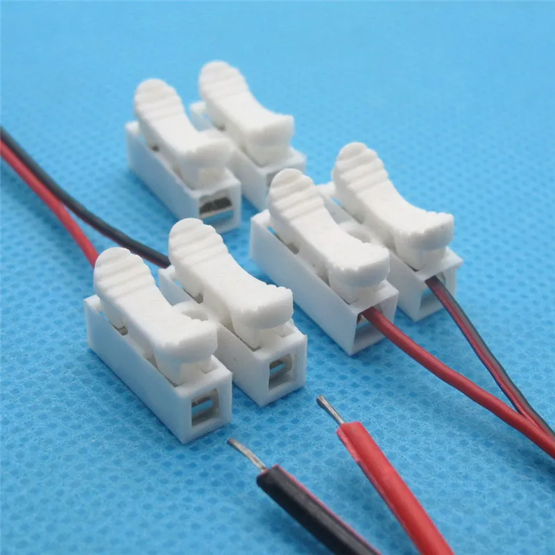 Пружинный соединитель 2p провод без сварки винтов быстроразъемный Клеммная